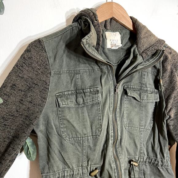 Full Tilt Green Utility Jacket LAST CALL - Picture 2 of 4